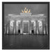 schönes Brandenburger Tor Schattenfugenrahmen Quadratisch 55x55