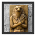 Horus ägyptische Gott Schattenfugenrahmen Quadratisch 40x40