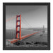 eindrucksvolle Golden Gate Bridge Schattenfugenrahmen Quadratisch 40x40