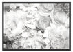 prachtvoller Blumenstrauss Kunst Schattenfugenrahmen 100x70
