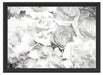 prachtvoller Blumenstrauss Kunst Schattenfugenrahmen 55x40