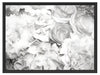 prachtvoller Blumenstrauss Kunst Schattenfugenrahmen 80x60
