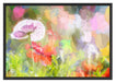 Kalifornischer Mohn im Frühling Schattenfugenrahmen 100x70