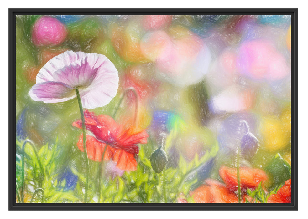 Pixxprint Kalifornischer Mohn im Frühling