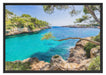 Mallorca Bay Cove Schattenfugenrahmen 100x70
