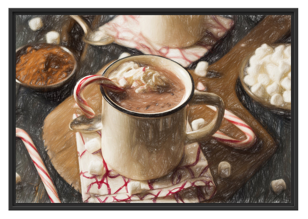 Pixxprint Schokolade mit Zuckerstange