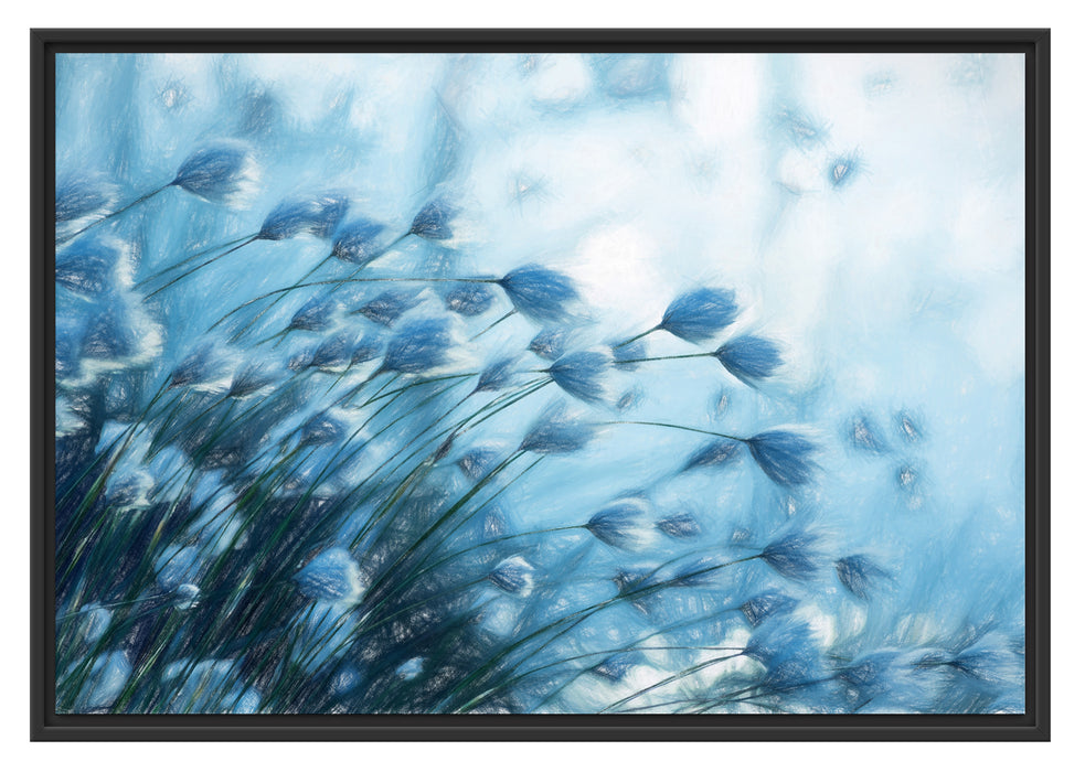 Pixxprint Wollgras am See