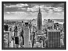 New York, Manhattan Schattenfugenrahmen 80x60