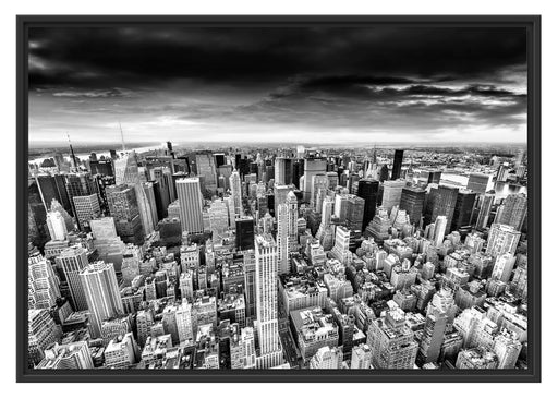 Skyline New York Schattenfugenrahmen 100x70