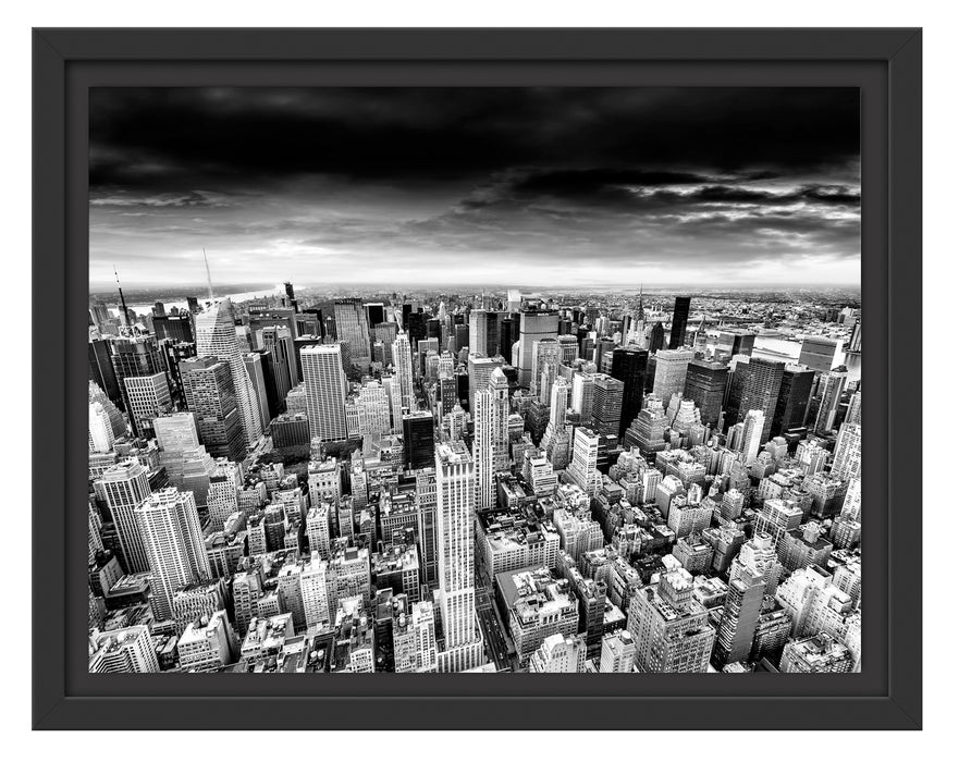 Skyline New York Schattenfugenrahmen 38x30