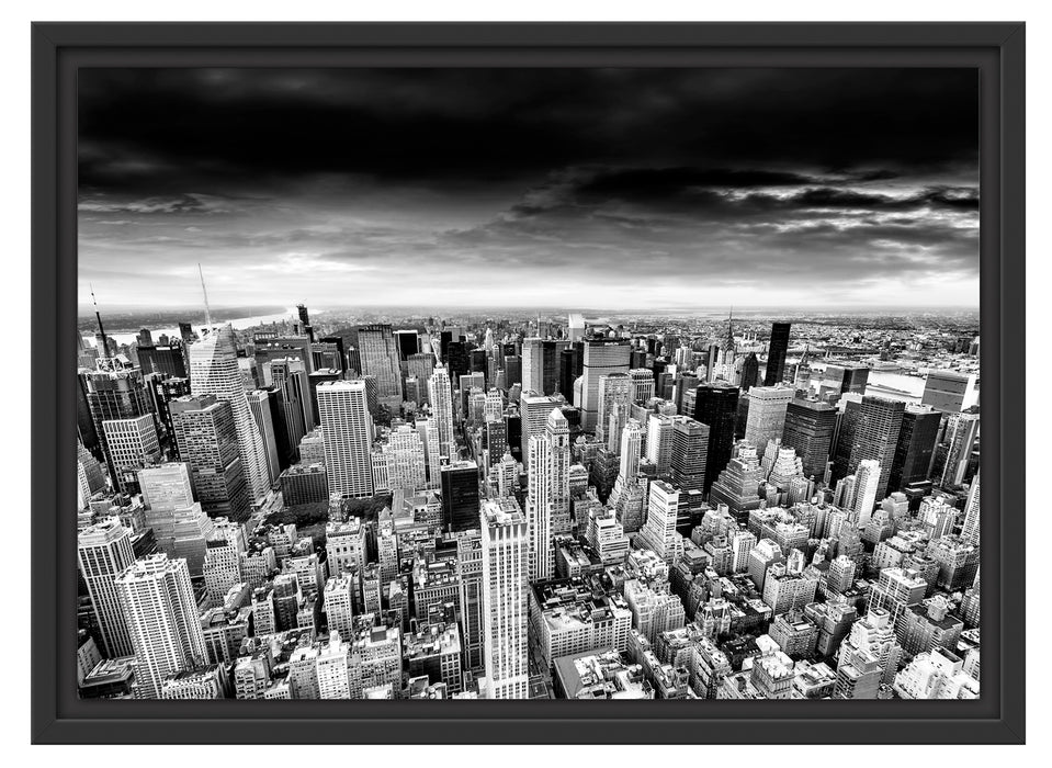 Skyline New York Schattenfugenrahmen 55x40