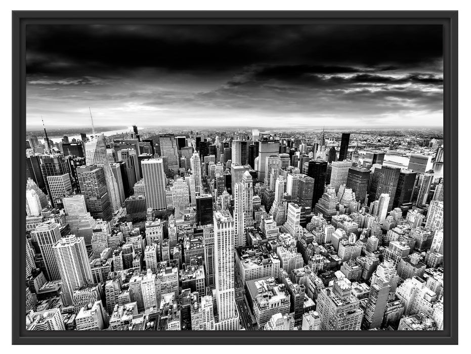 Skyline New York Schattenfugenrahmen 80x60