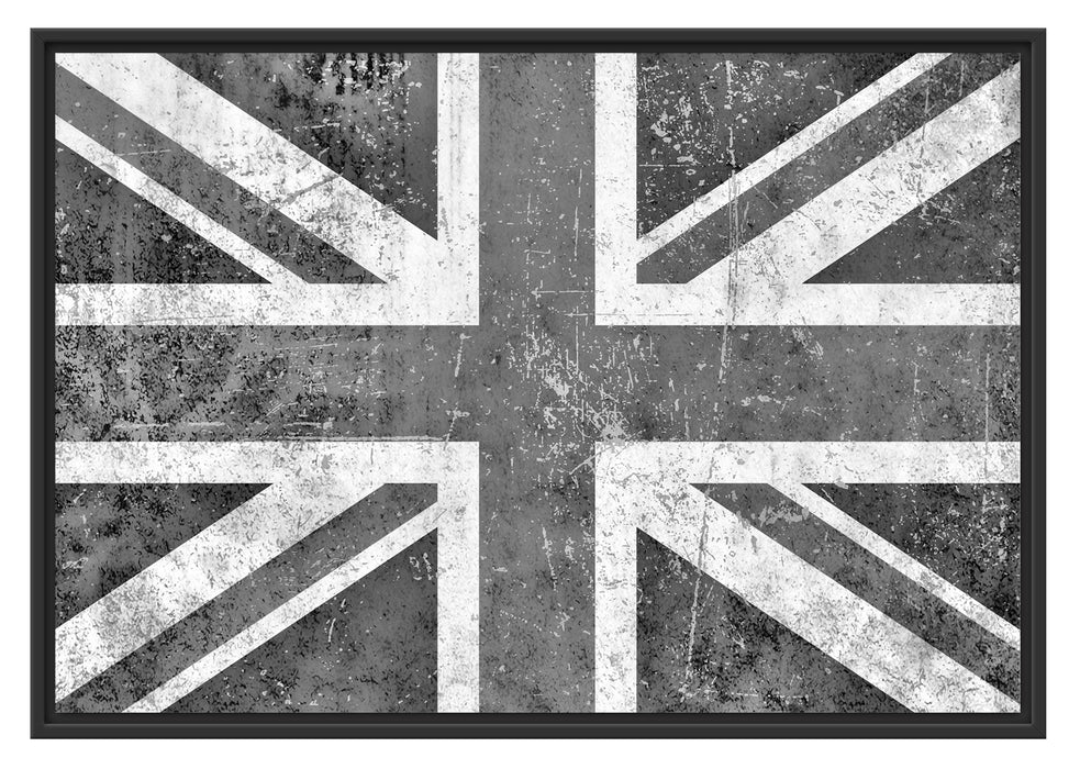 Pixxprint Union Jack, im Schwebe-Effekt Bilderrahmen