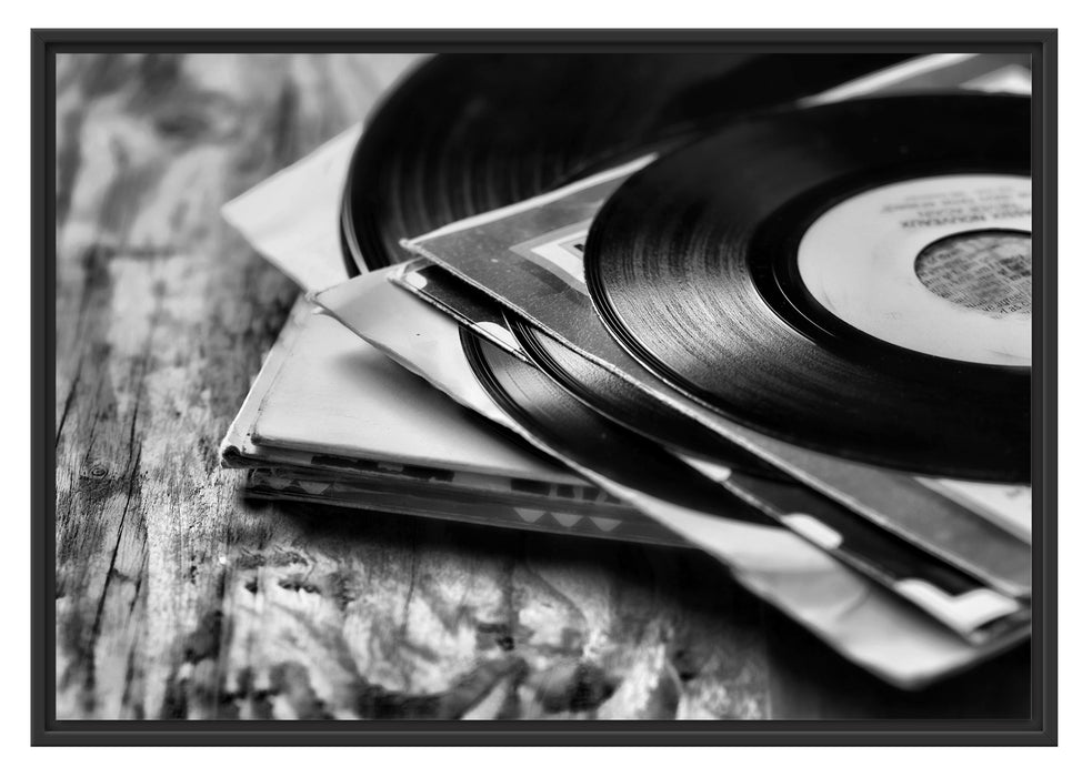 Pixxprint Mixtape, Schallplatte, DJ, im Schwebe-Effekt Bilderrahmen