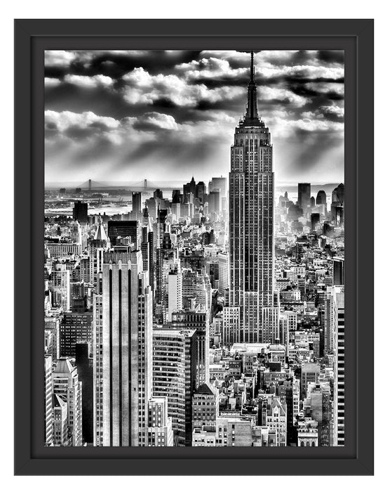 New York, Manhattan Schattenfugenrahmen 38x30