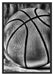 Basketball schwarzer Hintergrund Schattenfugenrahmen 100x70
