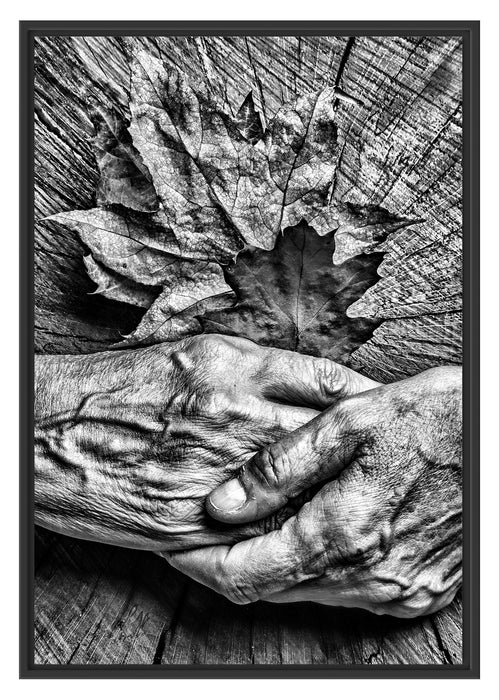 Pixxprint Bis ans Ende Zusammen, im Schwebe-Effekt Bilderrahmen