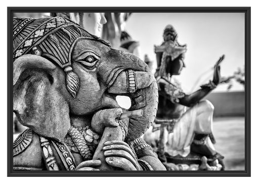 Elefantengottheit in Thailand Schattenfugenrahmen 100x70