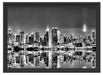 Manhattan Skyline Schattenfugenrahmen 55x40
