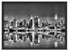 Manhattan Skyline Schattenfugenrahmen 80x60