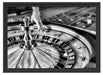 Roulette Tisch in Las Vegas Schattenfugenrahmen 55x40