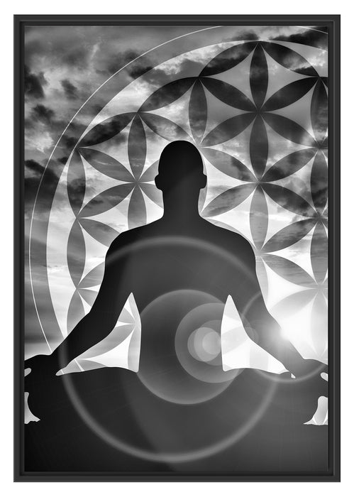 Pixxprint Mensch Blume des Lebens