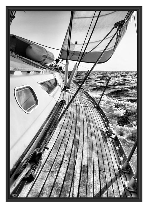 Pixxprint Segelboot im Meer