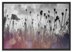 Mohn im Weizenfeld Schattenfugenrahmen 100x70