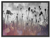 Mohn im Weizenfeld Schattenfugenrahmen 80x60