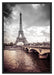 Eiffelturm in Paris Schattenfugenrahmen 100x70