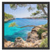 Mallorca Bay Cove Schattenfugenrahmen Quadratisch 55x55