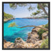 Mallorca Bay Cove Schattenfugenrahmen Quadratisch 70x70