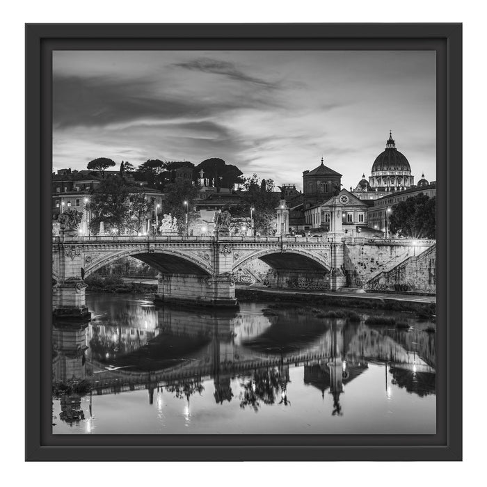 Rom Kathedrale St. Peter Schattenfugenrahmen Quadratisch 40x40