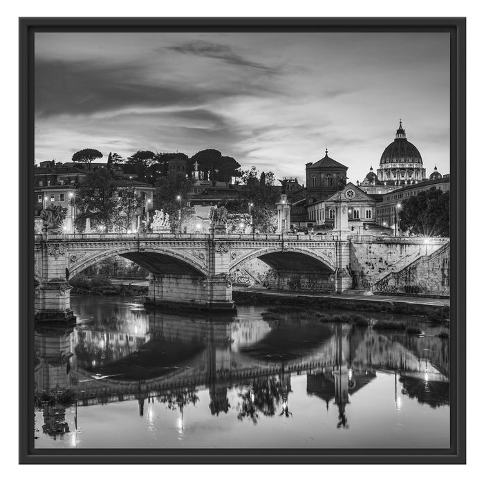 Rom Kathedrale St. Peter Schattenfugenrahmen Quadratisch 70x70