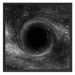 Loch im Weltall Schattenfugenrahmen Quadratisch 70x70