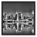 Manhattan Skyline Schattenfugenrahmen Quadratisch 55x55