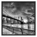 Brooklyn Bridge Park New York Schattenfugenrahmen Quadratisch 70x70