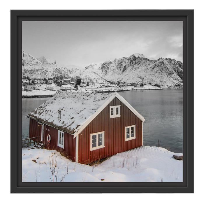 Fischerhaus Schattenfugenrahmen Quadratisch 40x40