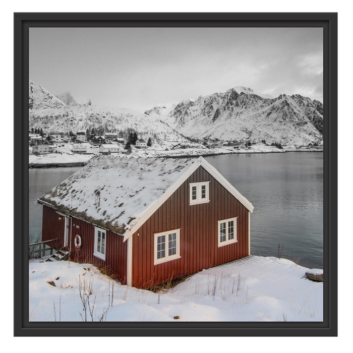 Fischerhaus Schattenfugenrahmen Quadratisch 55x55