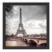Eiffelturm in Paris Schattenfugenrahmen Quadratisch 40x40