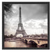 Eiffelturm in Paris Schattenfugenrahmen Quadratisch 55x55